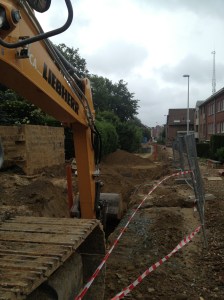 Riolering wordt volledig vernieuwd, regenwater en afvalwater gescheiden...