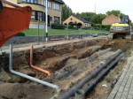 Aanleg gescheiden rioleringsstelsel in de Isabellastraat.